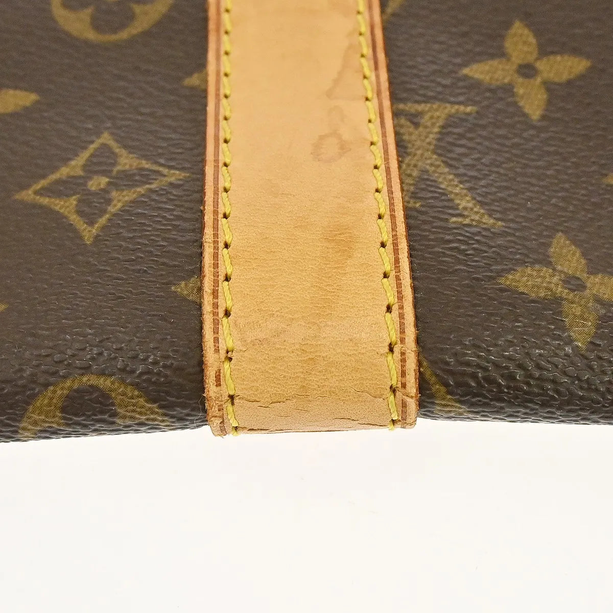 Louis Vuitton Keepall Monogram Canvas Brown Canvas Travel Bag Bag (Pre-Owned)