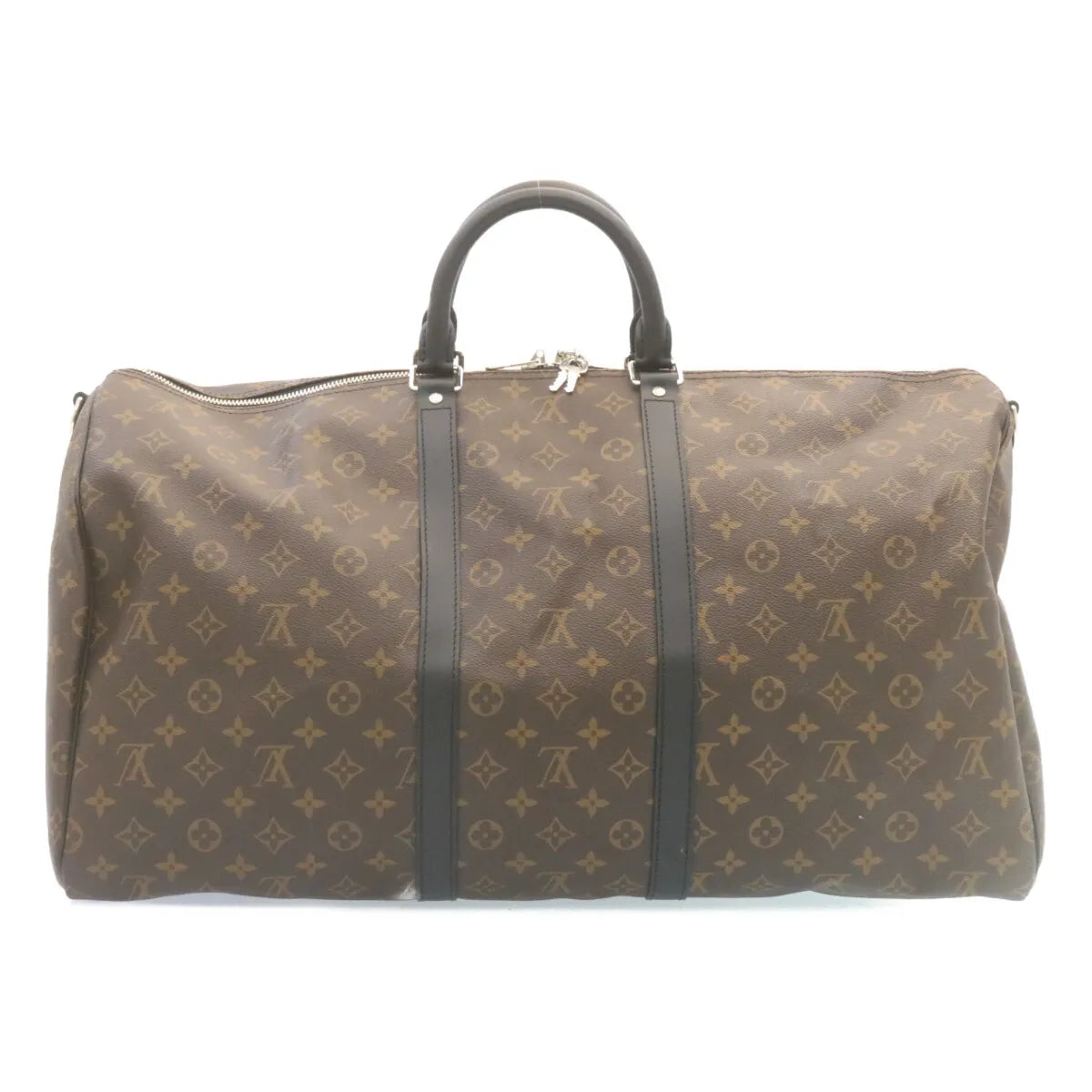 Louis Vuitton Keepall Bandouliere Monogram Canvas Brown Canvas Handbag (Pre-Owned)