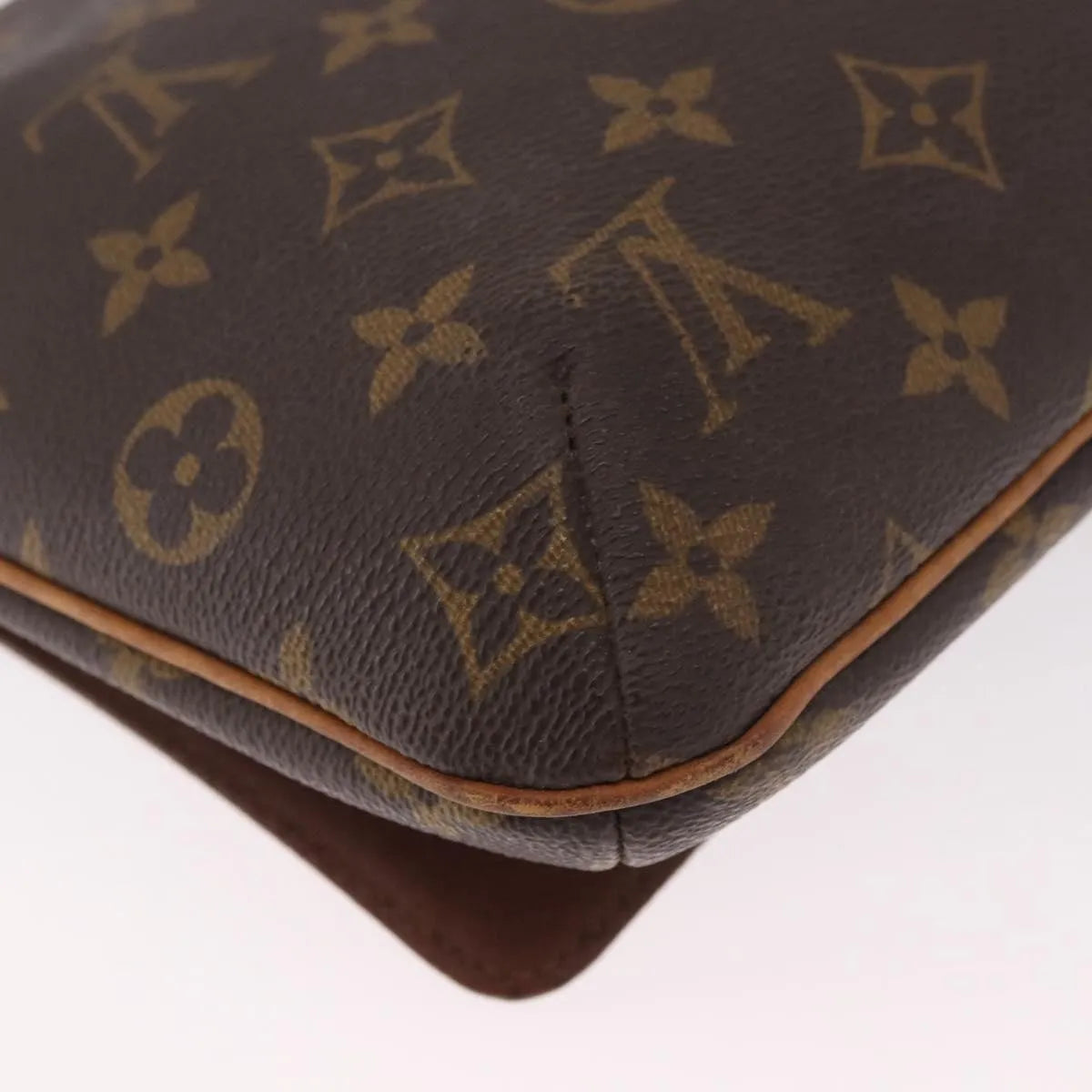 Louis Vuitton Musette Tango Monogram Canvas Brown Canvas Shoulder Bag Bag (Pre-Owned)