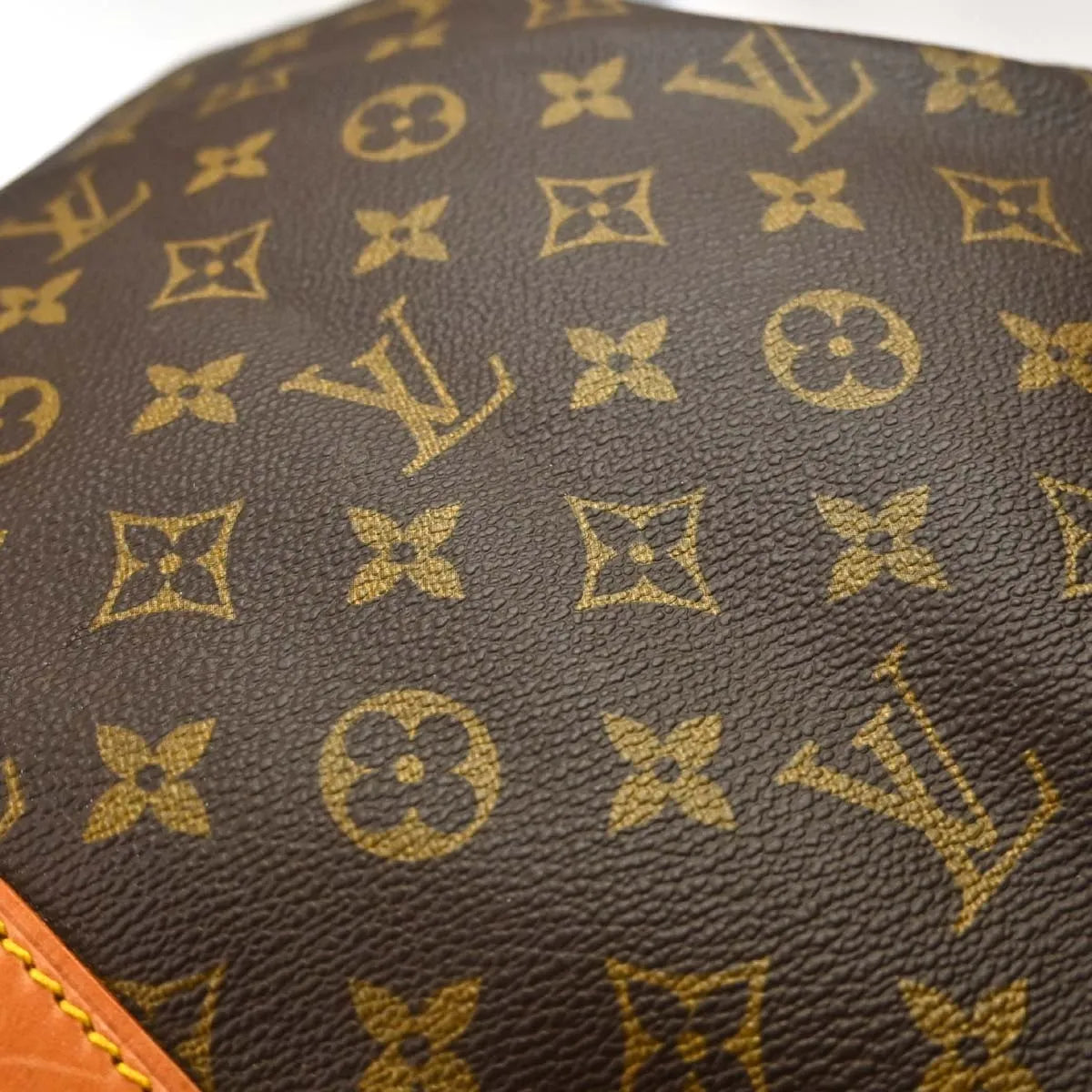 Louis Vuitton Keepall Monogram Canvas Brown Canvas Travel Bag Bag (Pre-Owned)
