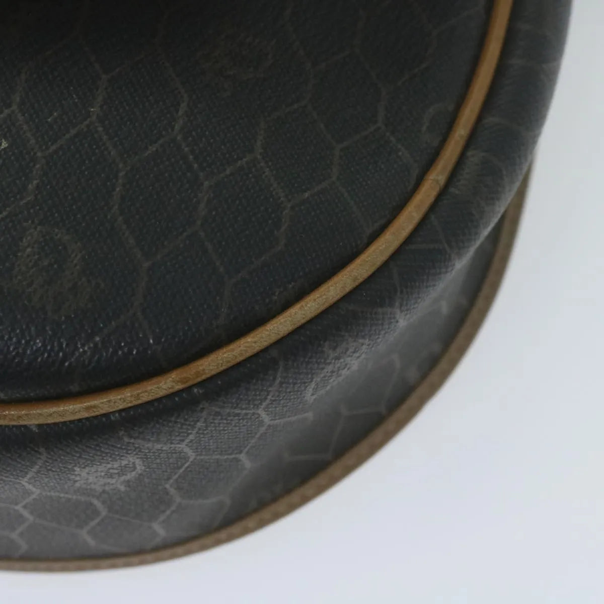 Christian Dior Vintage Cd Flap Canvas Black Canvas Shoulder Bag Bag (Pre-Owned)