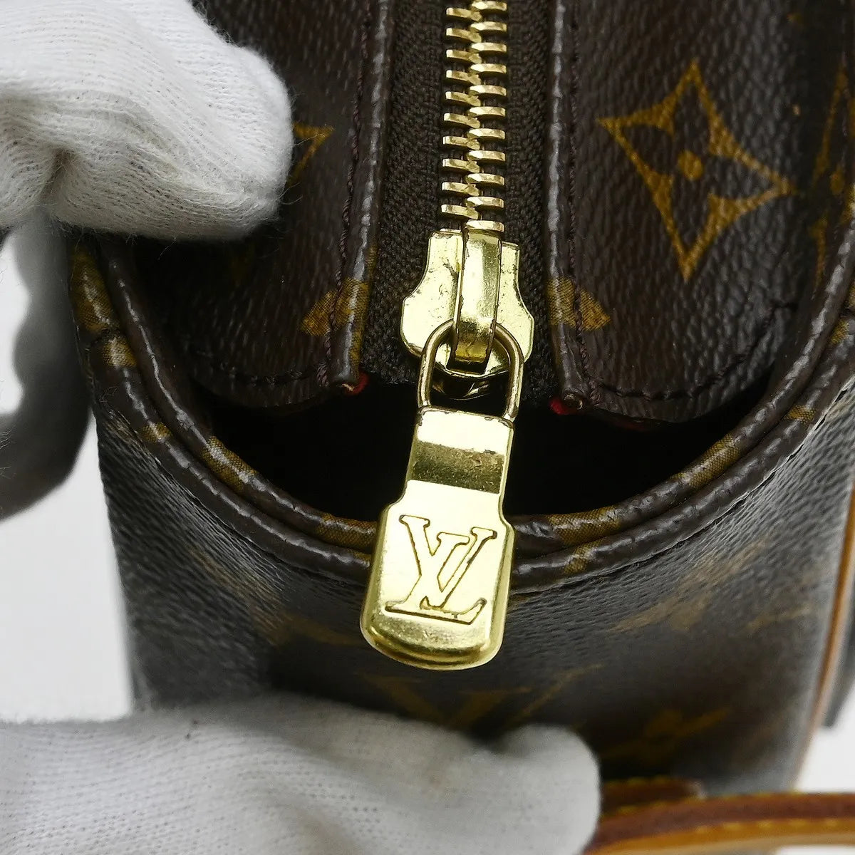 Louis Vuitton Viva Cite Monogram Canvas Brown Canvas Shoulder Bag Bag (Pre-Owned)