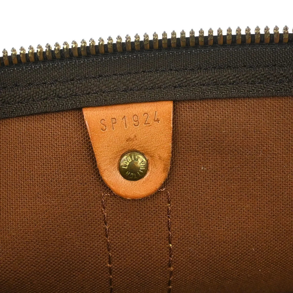Louis Vuitton Keepall Monogram Canvas Brown Canvas Travel Bag Bag (Pre-Owned)