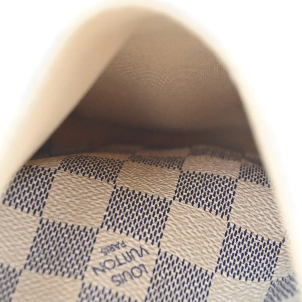 Louis Vuitton Totally Damier Azur White Canvas Shoulder Bag Bag (Pre-Owned)