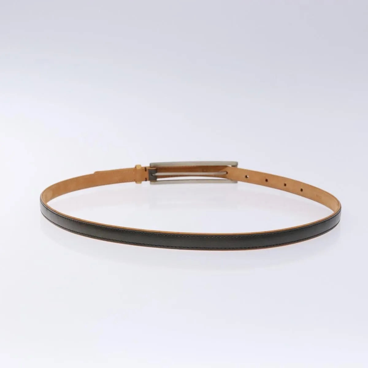 Louis Vuitton Belt Patent Black Leather Belts Accessory (Pre-Owned)