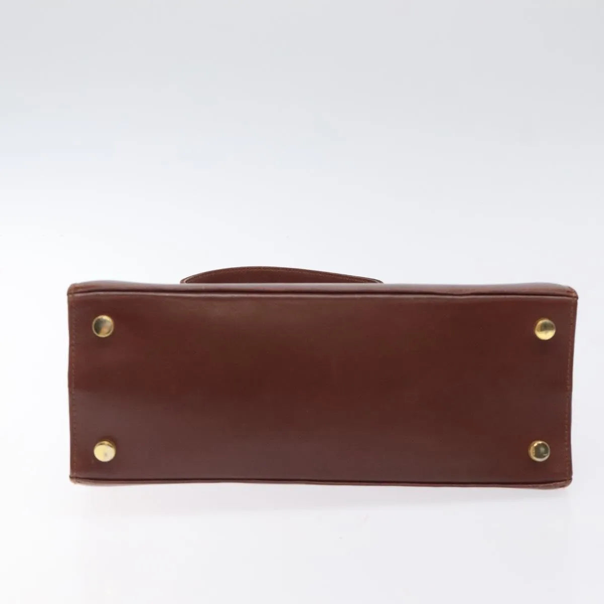 Salvatore Ferragamo Convertible Vara Bow Tote Leather Brown Leather Handbag (Pre-Owned)