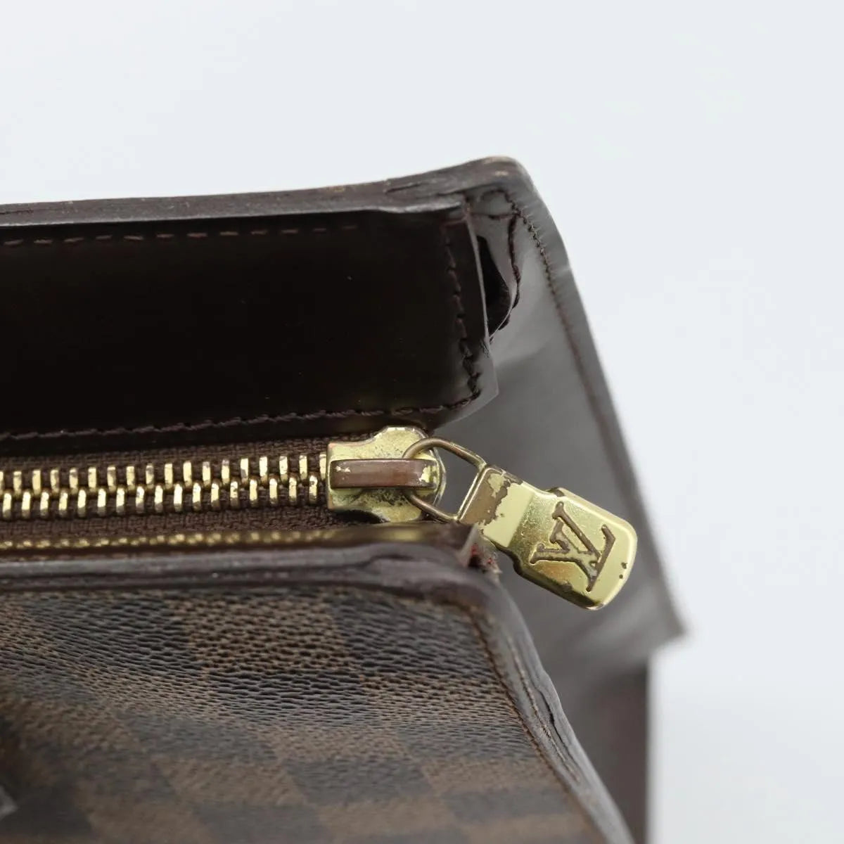 Louis Vuitton Venice Sac Plat Damier Brown Canvas Tote Bag Bag (Pre-Owned)