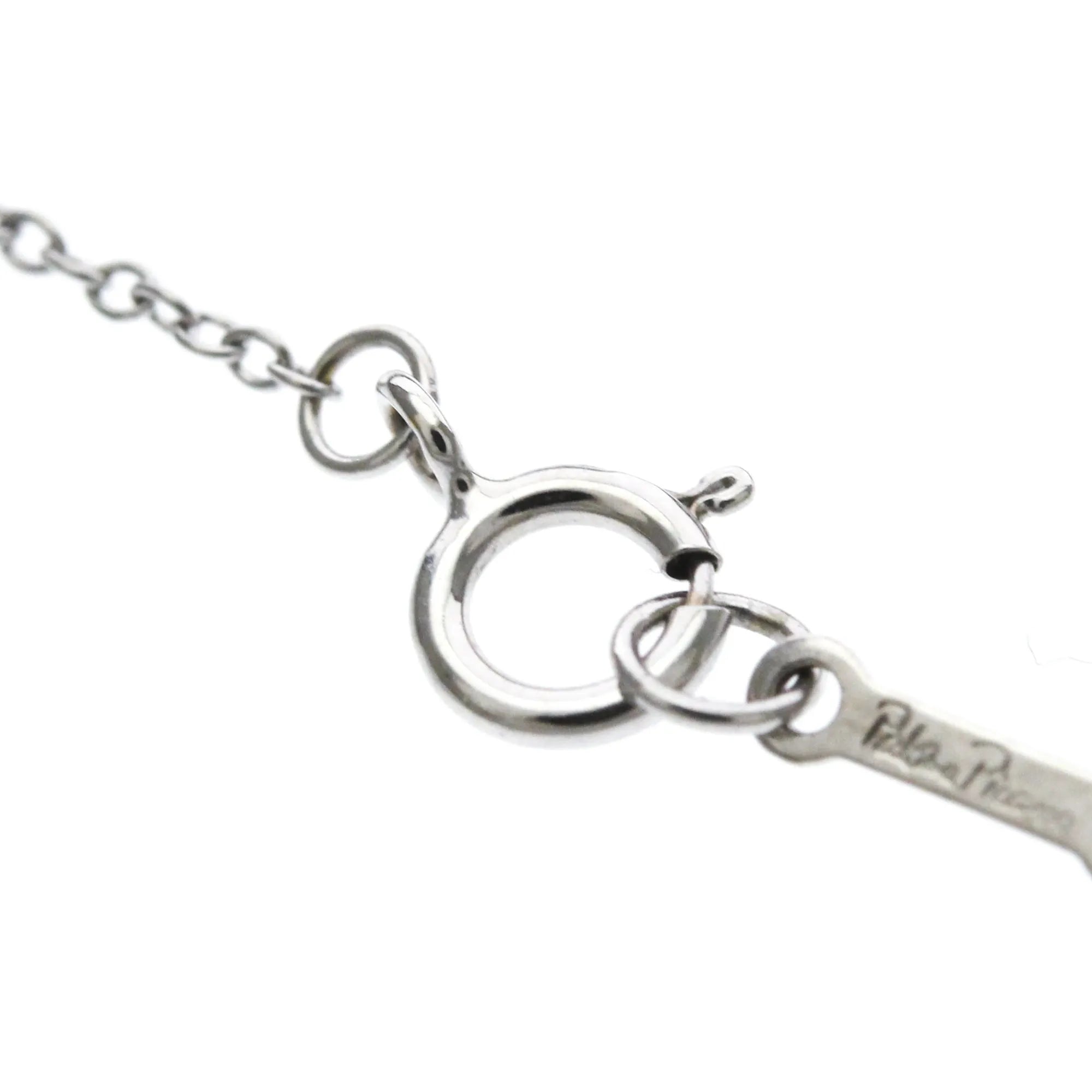 Tiffany & Co. Etoile Cross Pendant 18K White Gold With Diamonds Silver White_Gold Necklace Jewelry (Pre-Owned)
