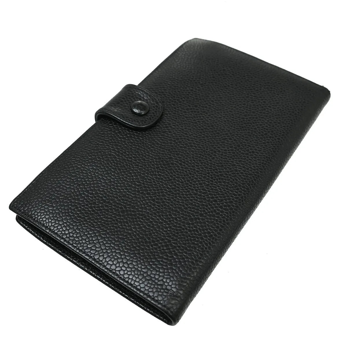 Chanel Timeless Cc French Caviar Black Leather Wallets Accessory (Pre-Owned)