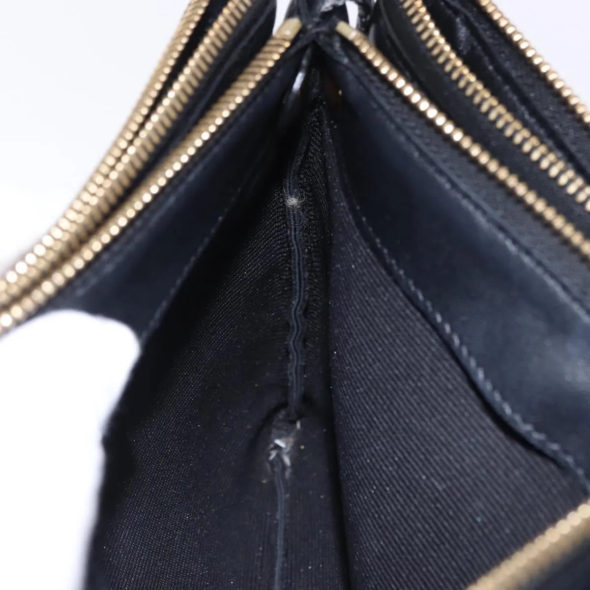Celine Trio Leather Black Leather Shoulder Bag Bag (Pre-Owned)