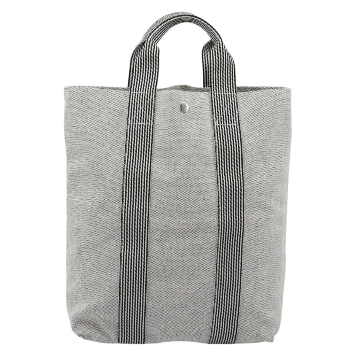 Hermes Fourre-Tout Herline Fourre-Tout Herline Gray Canvas Tote Bag Bag (Pre-Owned)