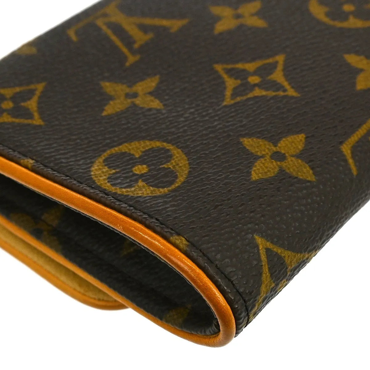 Louis Vuitton Twin Monogram Brown Canvas Clutche & Pouche Bag (Pre-Owned)