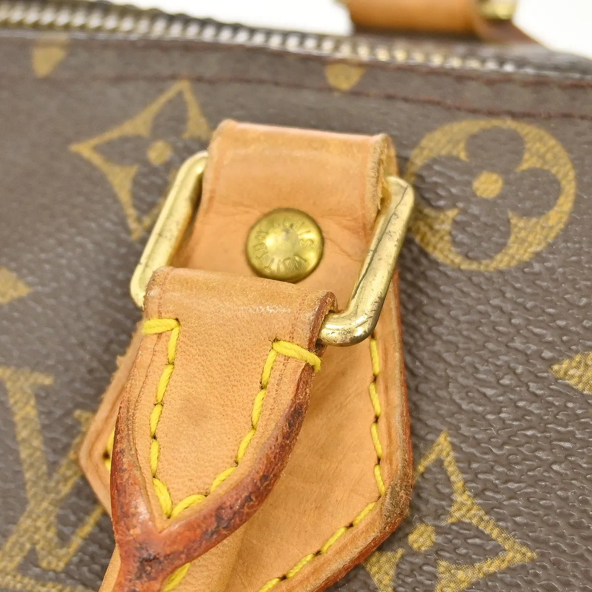 Louis Vuitton Speedy Monogram Canvas Brown Canvas Handbag (Pre-Owned)