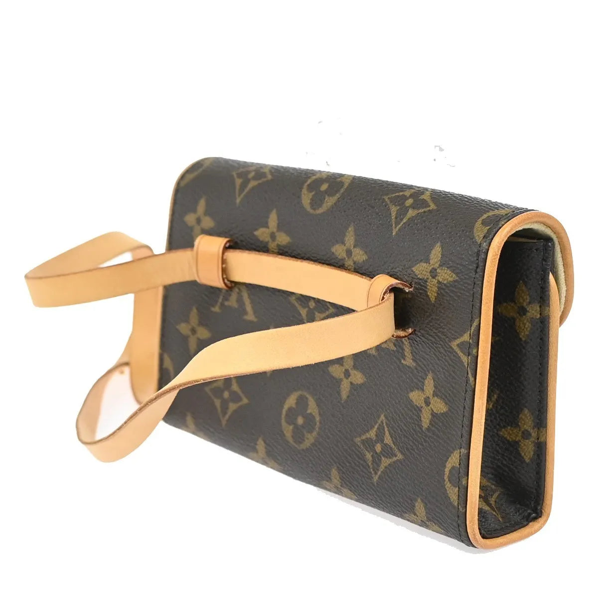 Louis Vuitton Florentine Waist Monogram Canvas Brown Canvas Clutche & Pouche Bag (Pre-Owned)