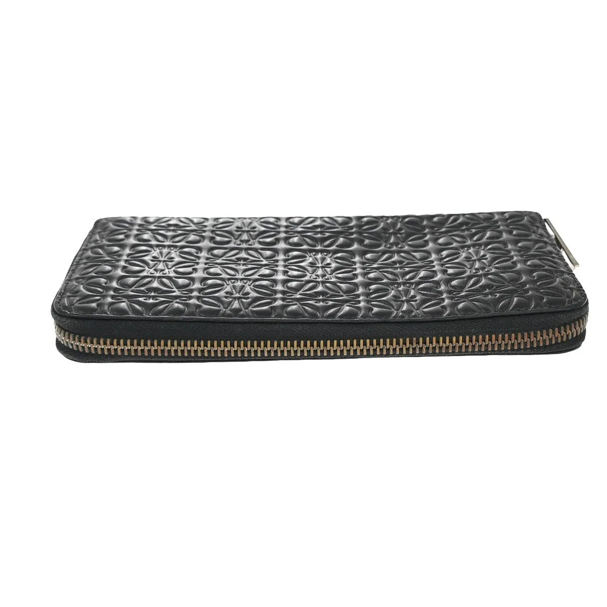 Loewe Anagram Leather Black Leather Wallets Accessory (Pre-Owned)