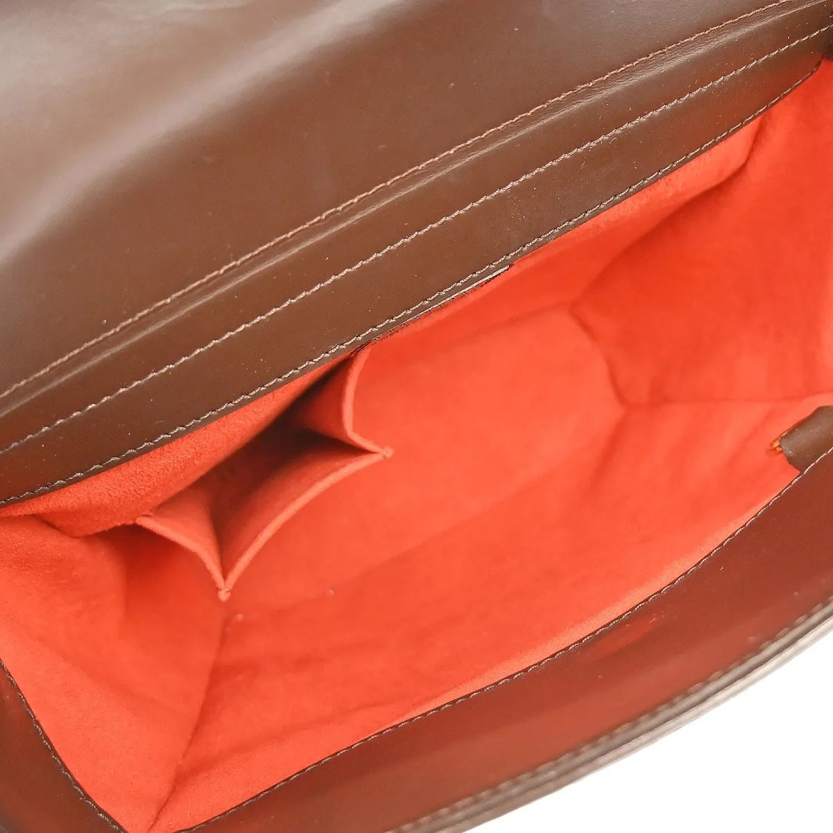Louis Vuitton Sarria Damier Ebene Brown Canvas Handbag (Pre-Owned)