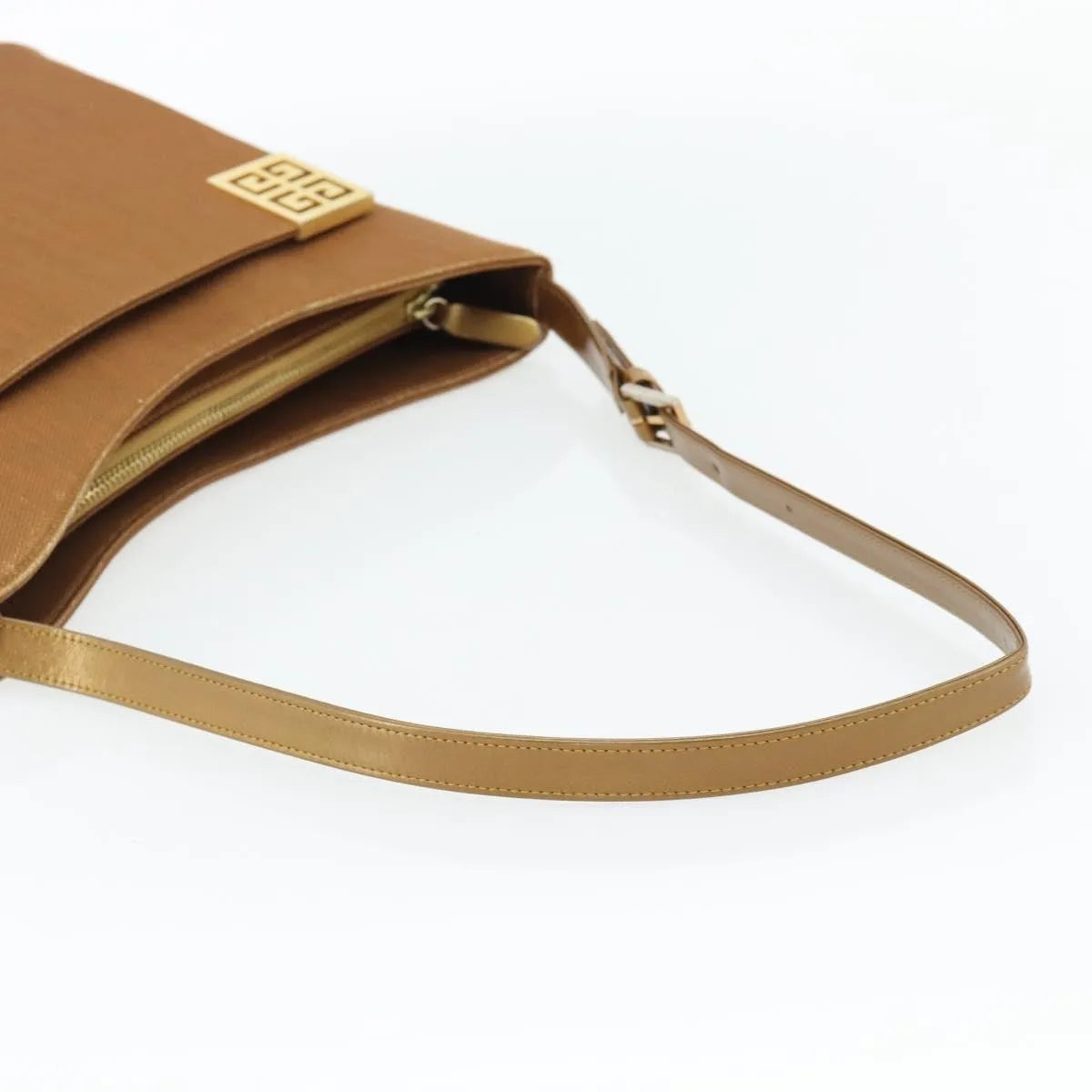 Givenchy Vintage 4G Canvas Brown Canvas Shoulder Bag Bag (Pre-Owned)