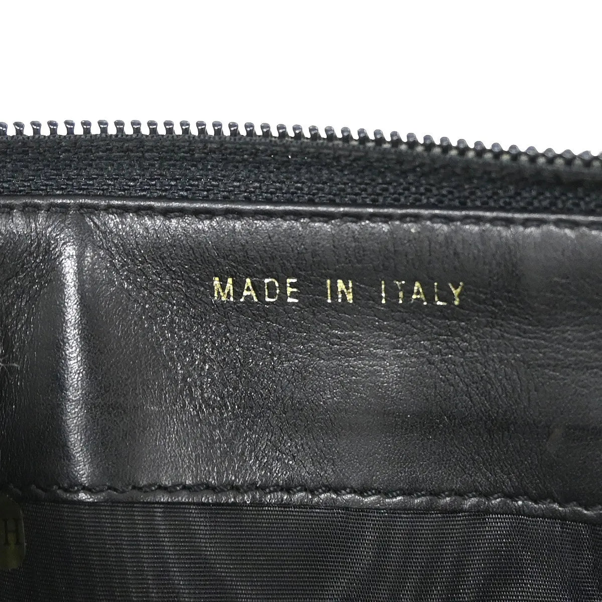 Chanel Portefeuille Long Cc Logo Calfskin Leather Black Leather Wallets Accessory (Pre-Owned)