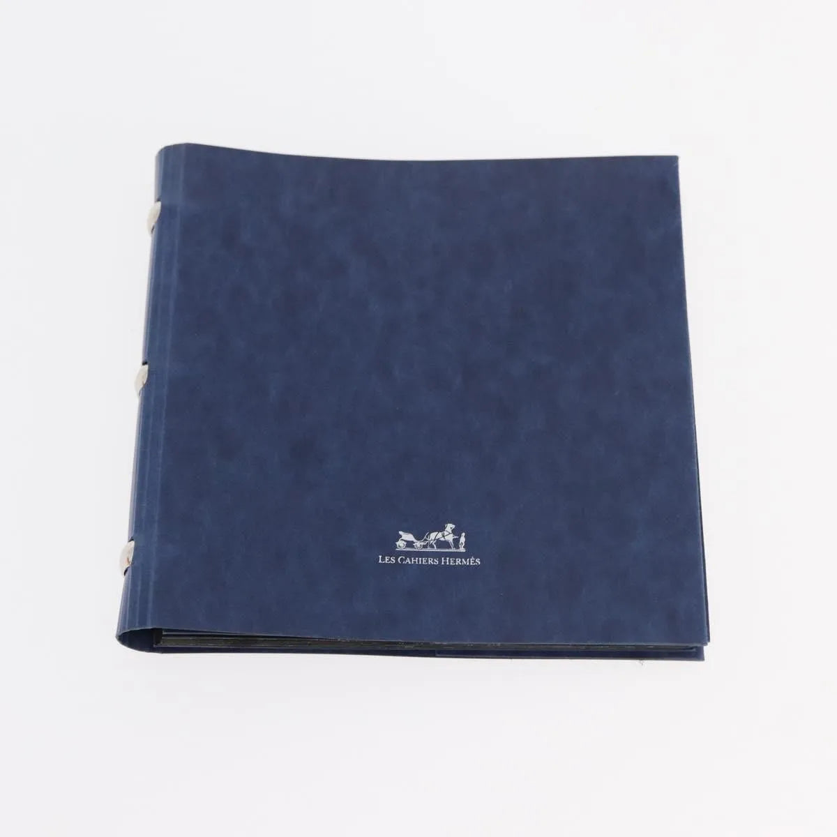 Hermes Agenda Cover Epsom Navy Leather Clutche & Pouche Bag (Pre-Owned)