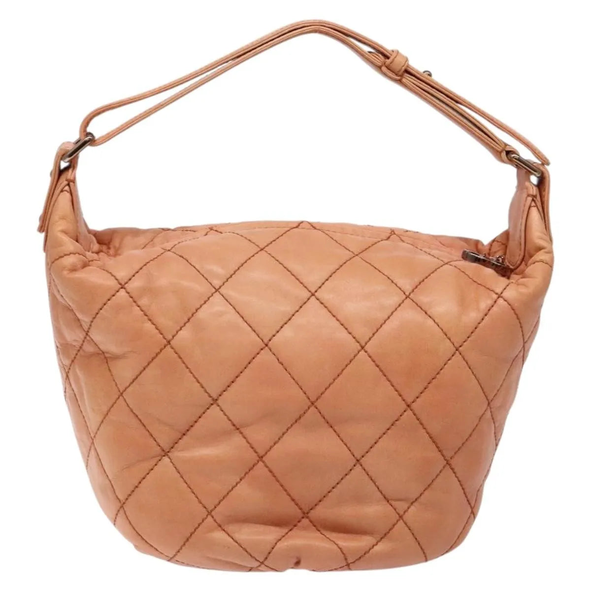 Chanel Cloudy Bundle Hobo Quilted Lambskin Purple Leather Shoulder Bag Bag (Pre-Owned)