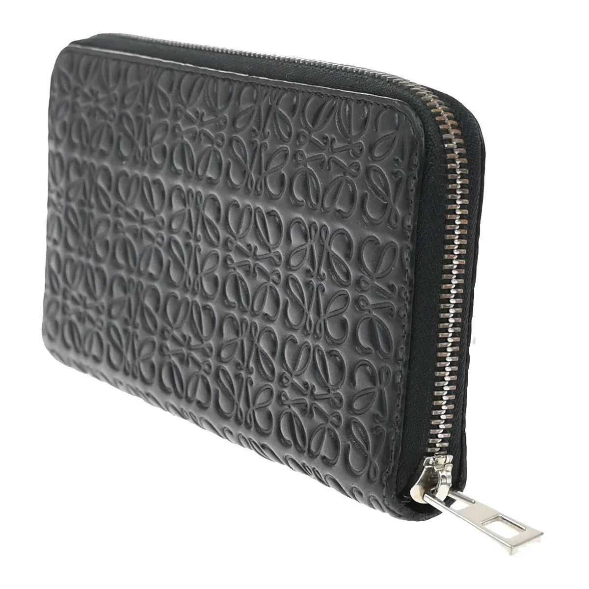 Loewe Anagram Leather Black Leather Wallets Accessory (Pre-Owned)