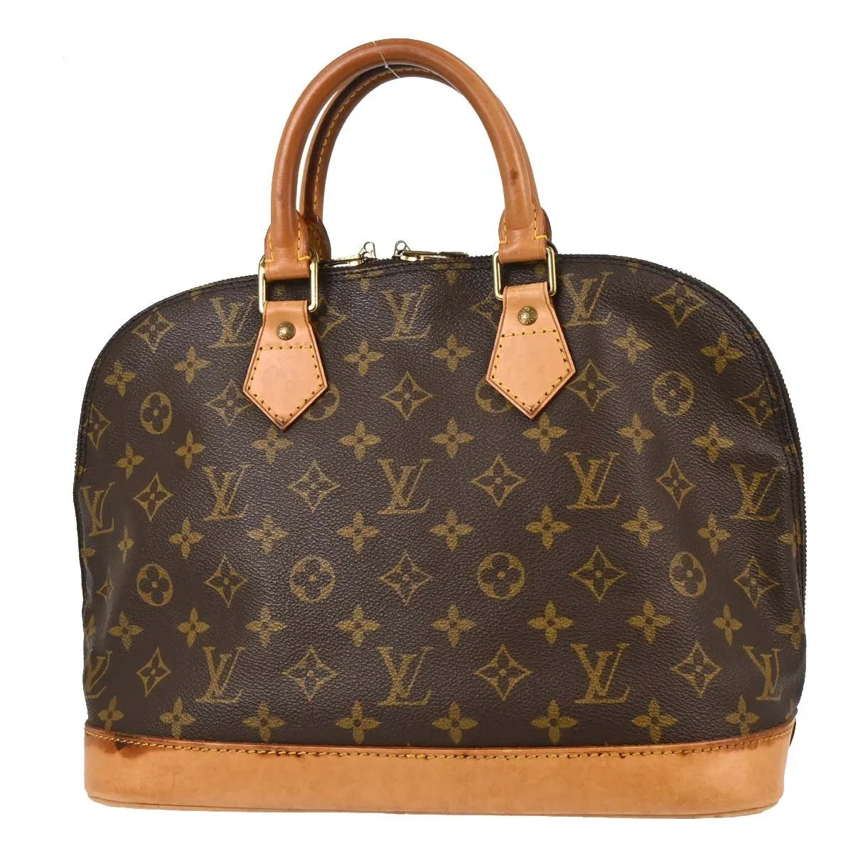 Louis Vuitton Alma Monogram Canvas Brown Canvas Handbag (Pre-Owned)