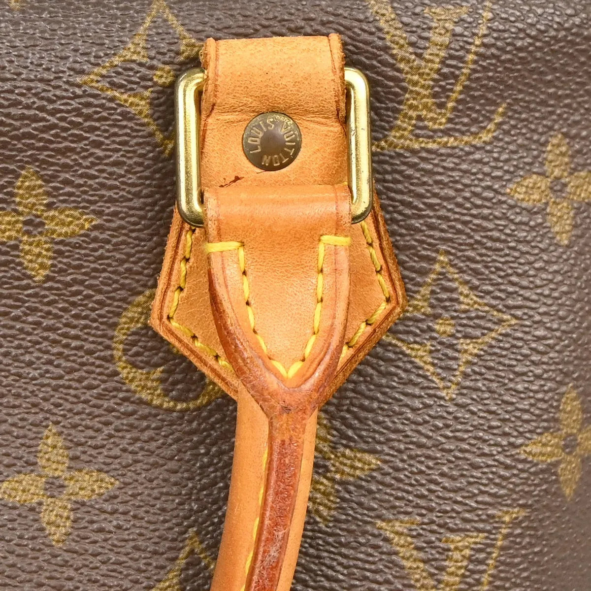 Louis Vuitton Alma Monogram Canvas Brown Canvas Handbag (Pre-Owned)