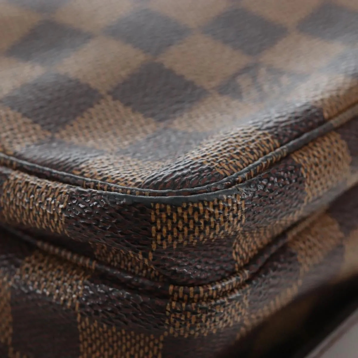 Louis Vuitton Naviglio Damier Brown Canvas Shoulder Bag Bag (Pre-Owned)