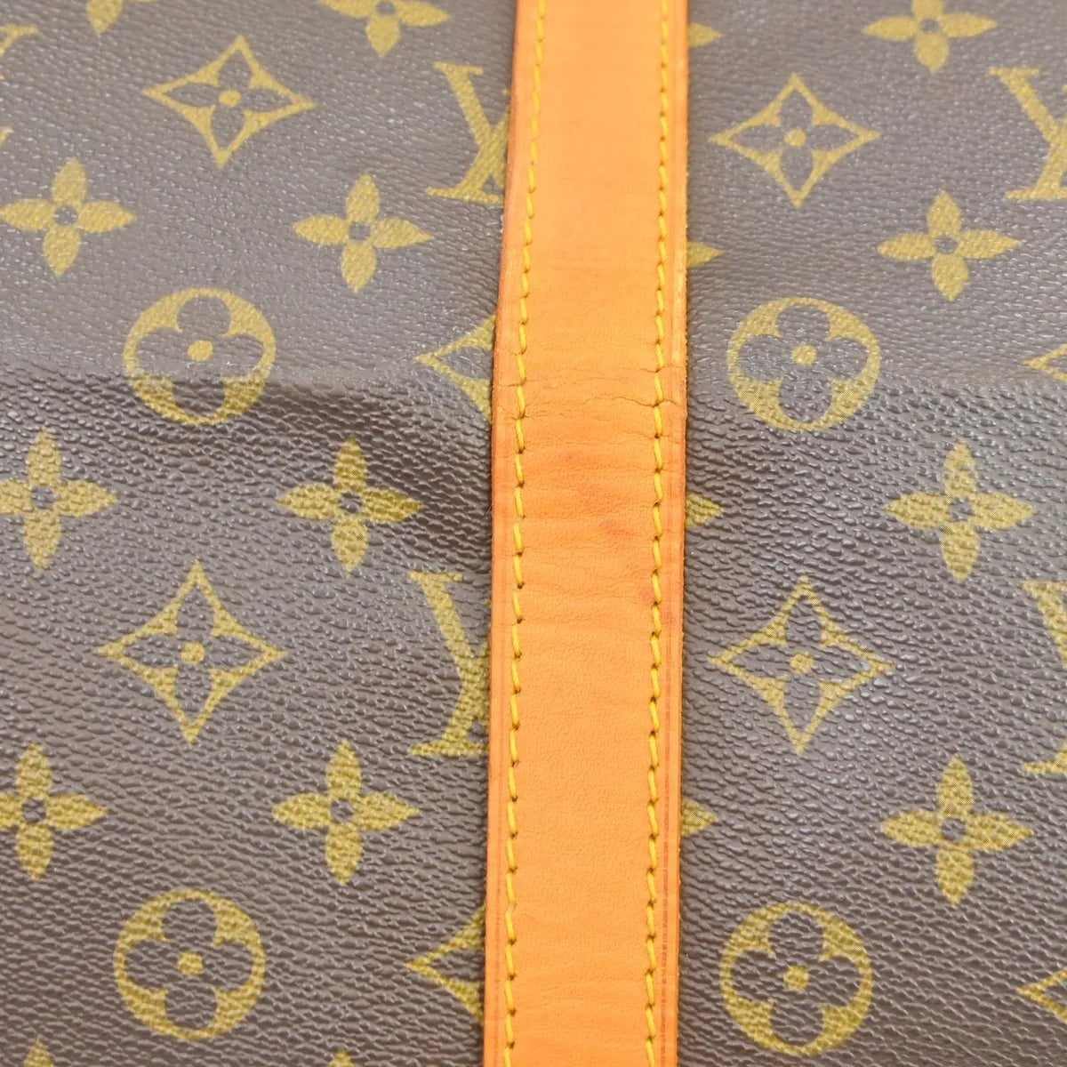 Louis Vuitton Keepall Monogram Canvas Brown Canvas Travel Bag Bag (Pre-Owned)