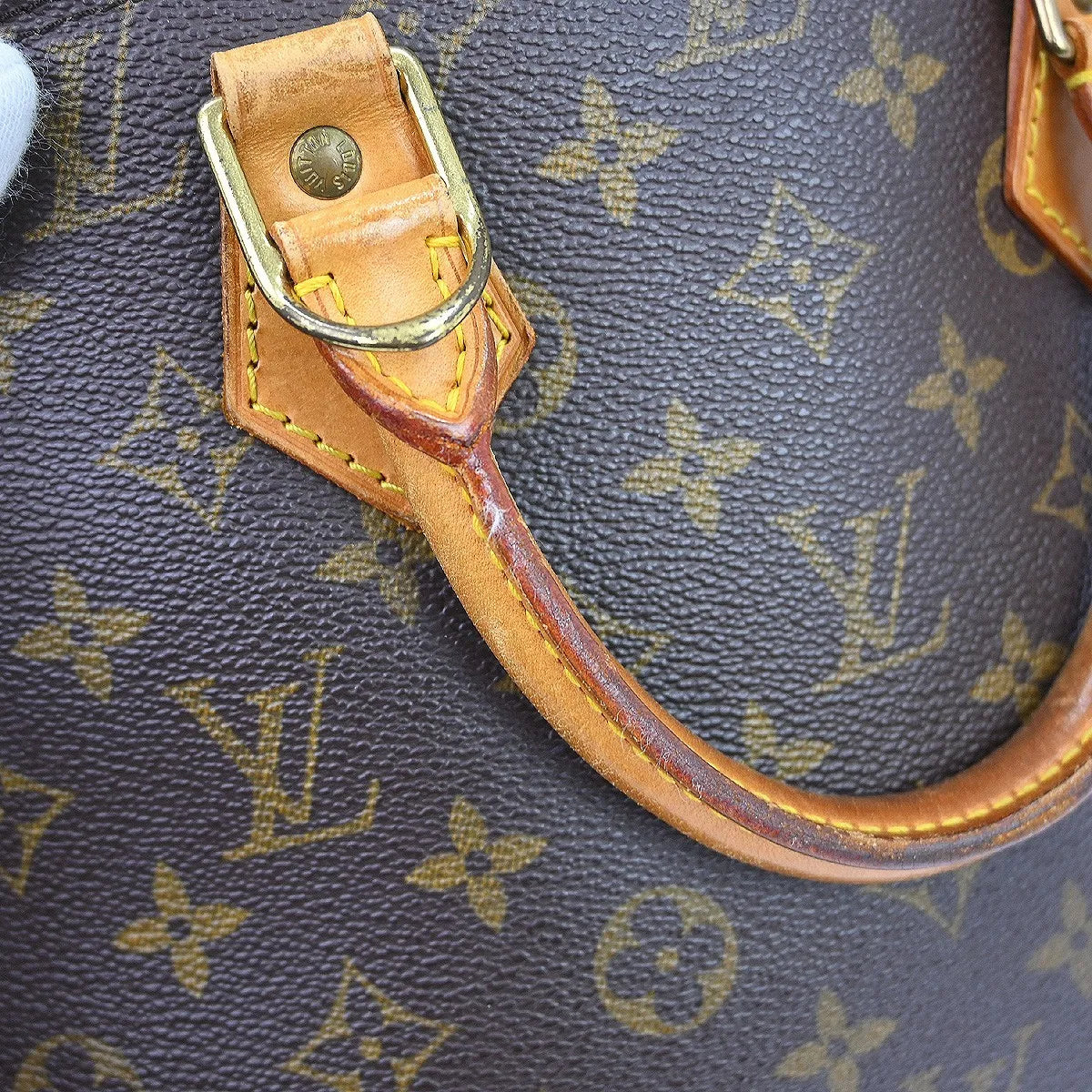 Louis Vuitton Alma Monogram Canvas Brown Canvas Handbag (Pre-Owned)