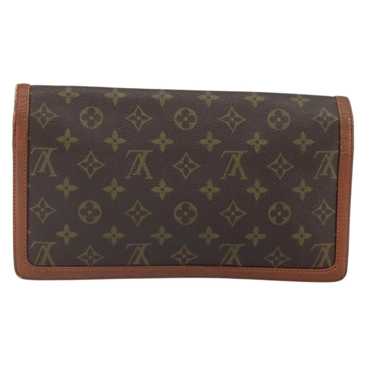 Louis Vuitton Dame Pochette Monogram Canvas Brown Canvas Clutche & Pouche Bag (Pre-Owned)