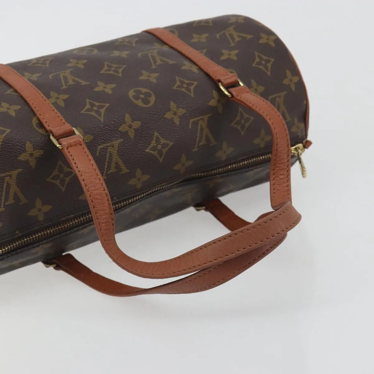 Louis Vuitton Papillon Monogram Brown Canvas Handbag (Pre-Owned)