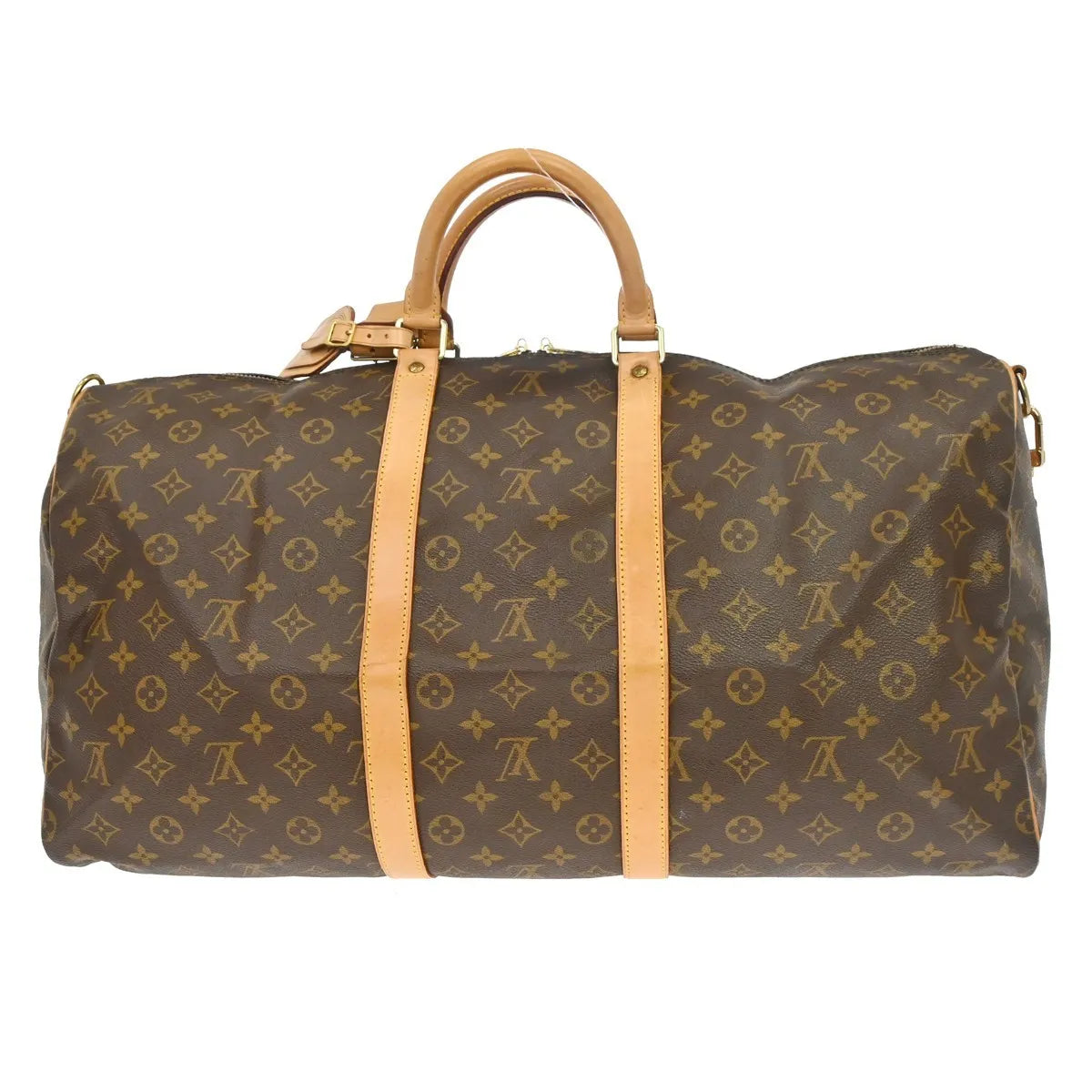 Louis Vuitton Keepall Monogram Brown Canvas Travel Bag Bag (Pre-Owned)