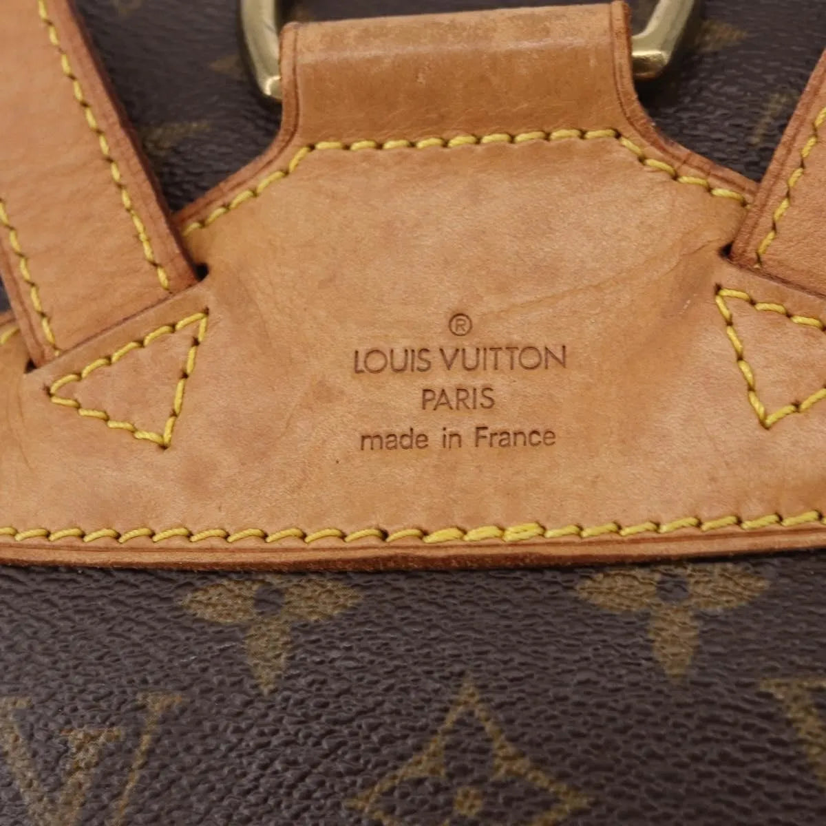Louis Vuitton Montsouris Monogram Brown Canvas Backpack Bag (Pre-Owned)