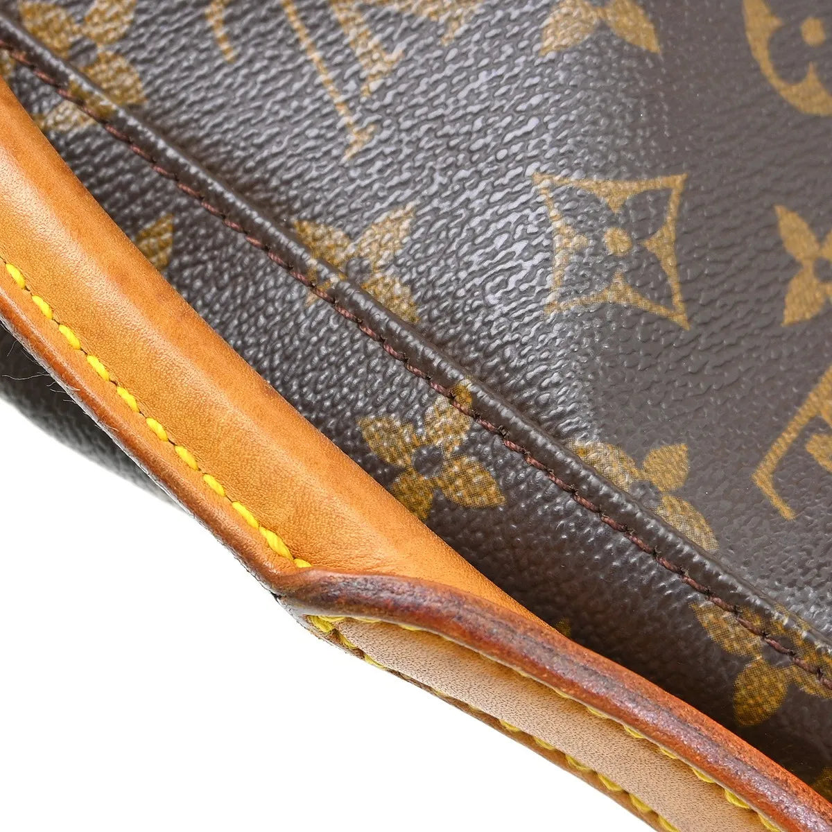Louis Vuitton Monogram Looping Handbag Monogram Canvas Brown Canvas Shoulder Bag Bag (Pre-Owned)