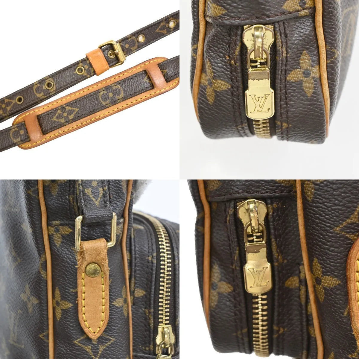 Louis Vuitton Amazone Monogram Brown Canvas Shoulder Bag Bag (Pre-Owned)