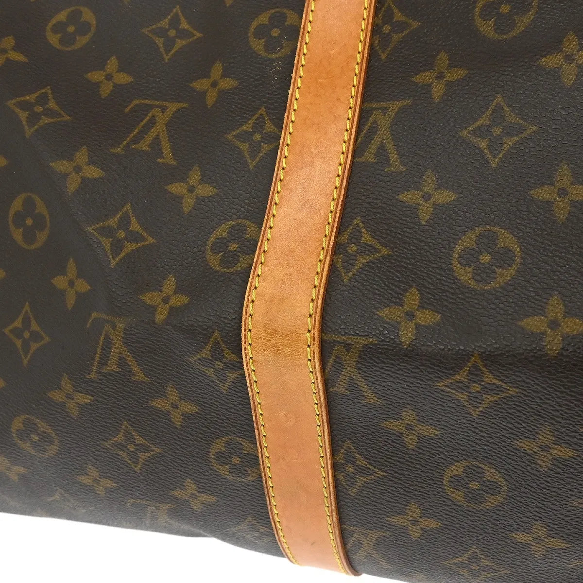Louis Vuitton Keepall Monogram Canvas Brown Canvas Travel Bag Bag (Pre-Owned)