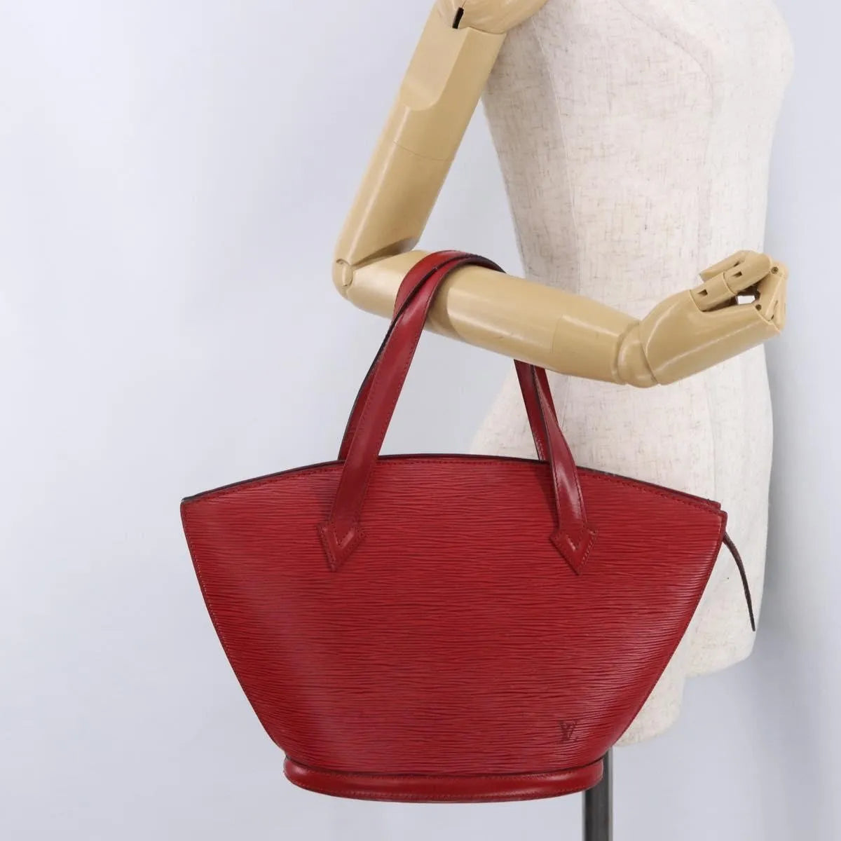Louis Vuitton Saint Jacques Epi Red Leather Handbag (Pre-Owned)