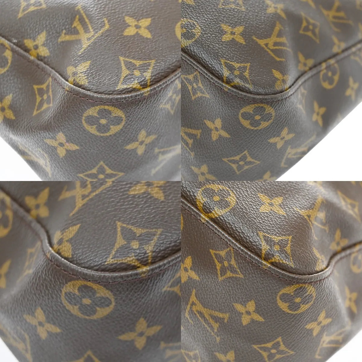 Louis Vuitton Monogram Looping Monogram Canvas Brown Canvas Handbag (Pre-Owned)