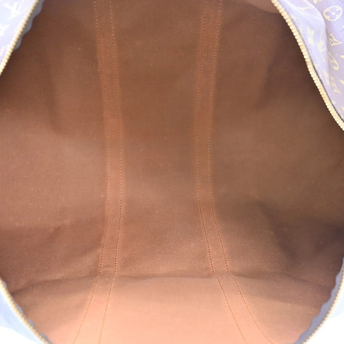 Louis Vuitton Keepall Canvas Brown Canvas Travel Bag Bag (Pre-Owned)