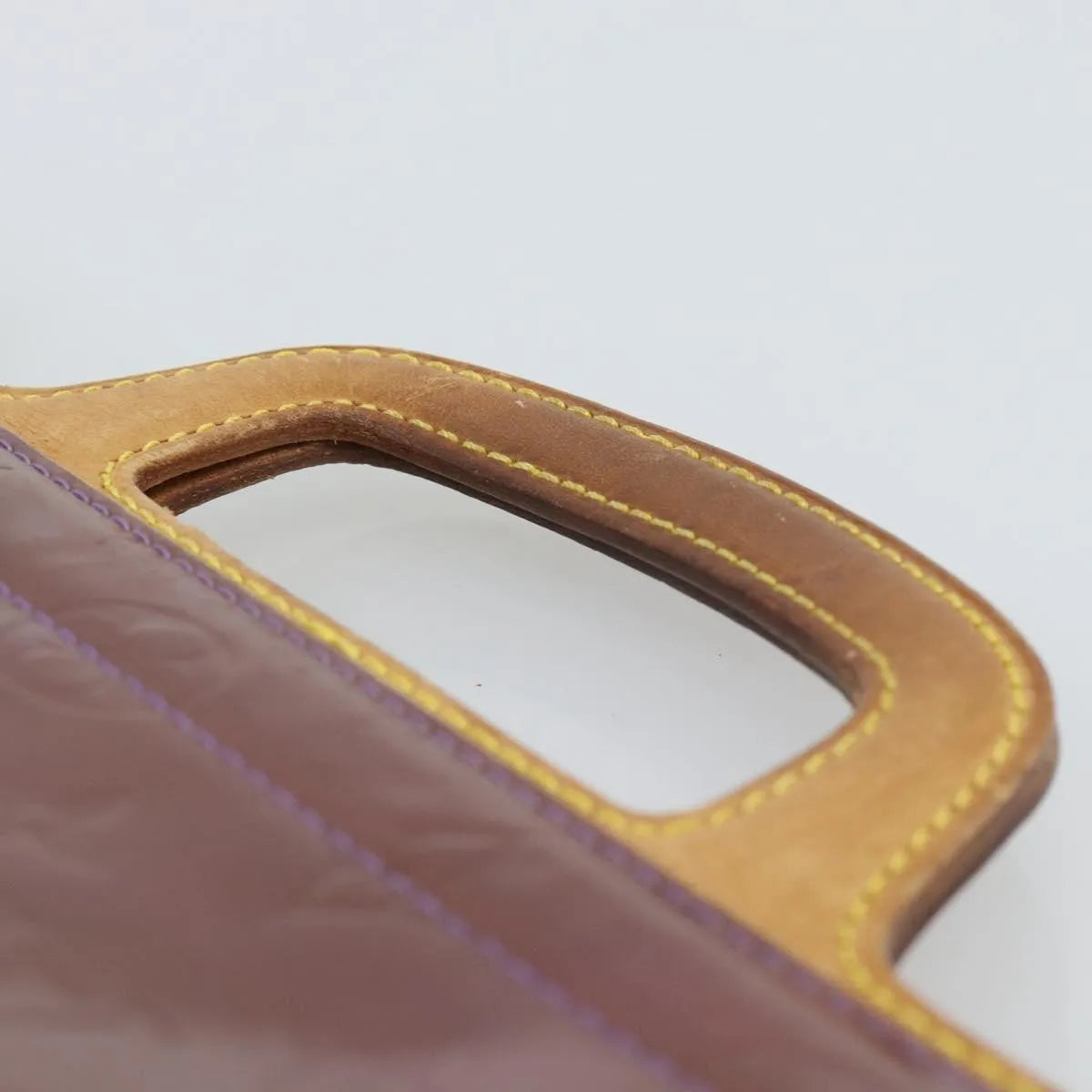 Louis Vuitton Stanton Monogram Vernis Purple Patent_Leather Tote Bag Bag (Pre-Owned)