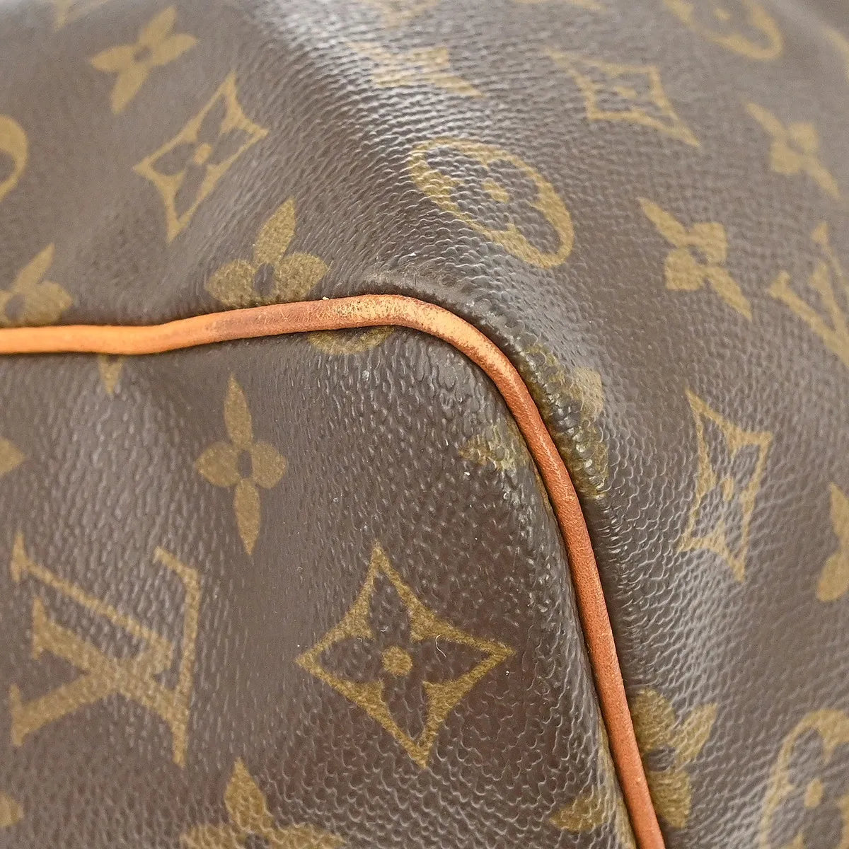 Louis Vuitton Keepall Monogram Canvas Brown Canvas Travel Bag Bag (Pre-Owned)