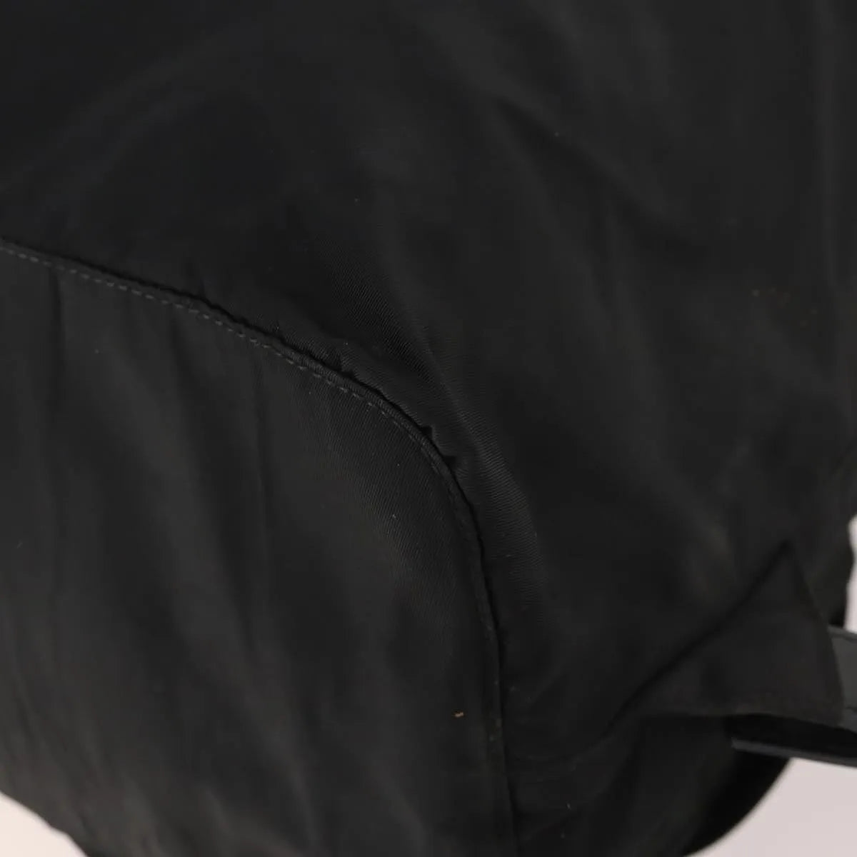 Prada Double Front Pocket Tessuto Black Nylon Backpack Bag (Pre-Owned)