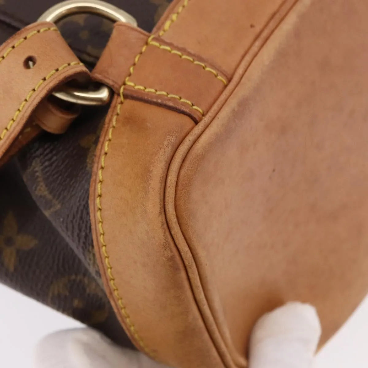 Louis Vuitton Montsouris Monogram Brown Canvas Backpack Bag (Pre-Owned)