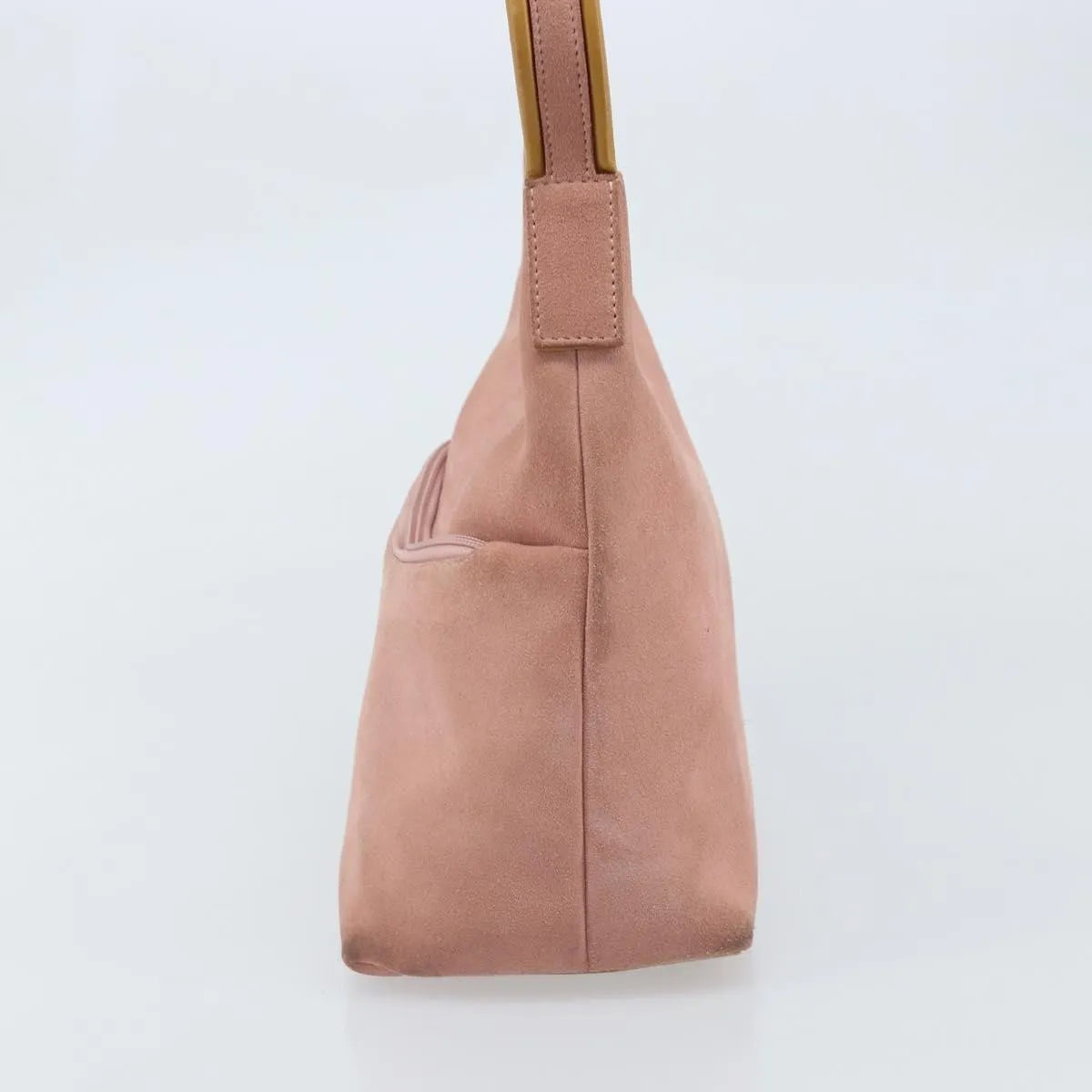 Gucci Vintage Suede Pink Suede Handbag (Pre-Owned)