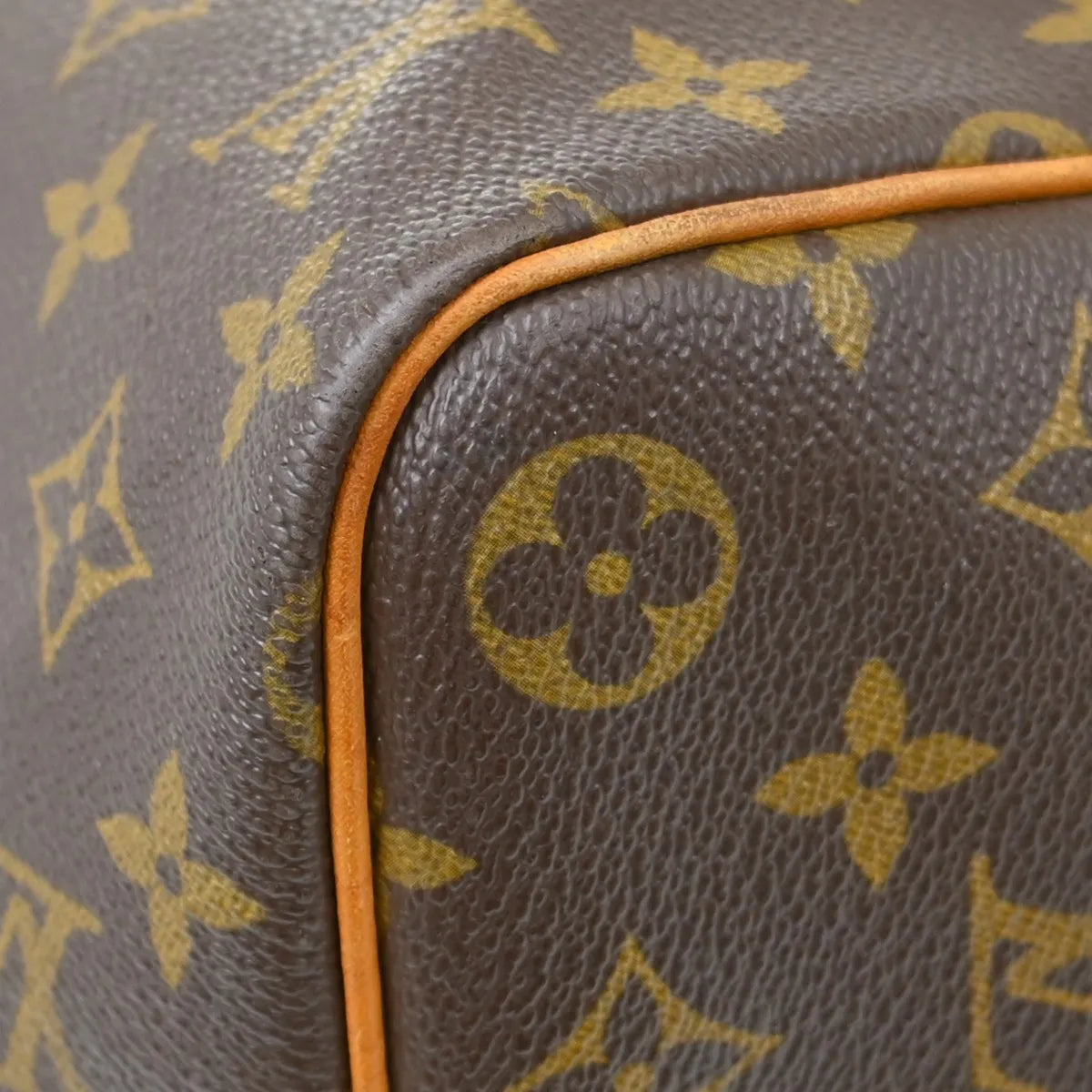 Louis Vuitton Keepall Bag Monogram Canvas Brown Canvas Travel Bag Bag (Pre-Owned)
