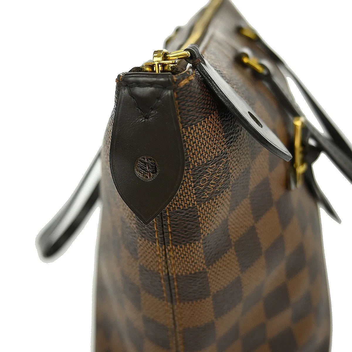 Louis Vuitton Iena Tote Damier Brown Canvas Tote Bag Bag (Pre-Owned)