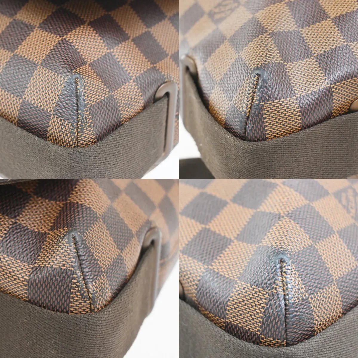 Louis Vuitton Brooklyn Damier Brown Canvas Shoulder Bag Bag (Pre-Owned)