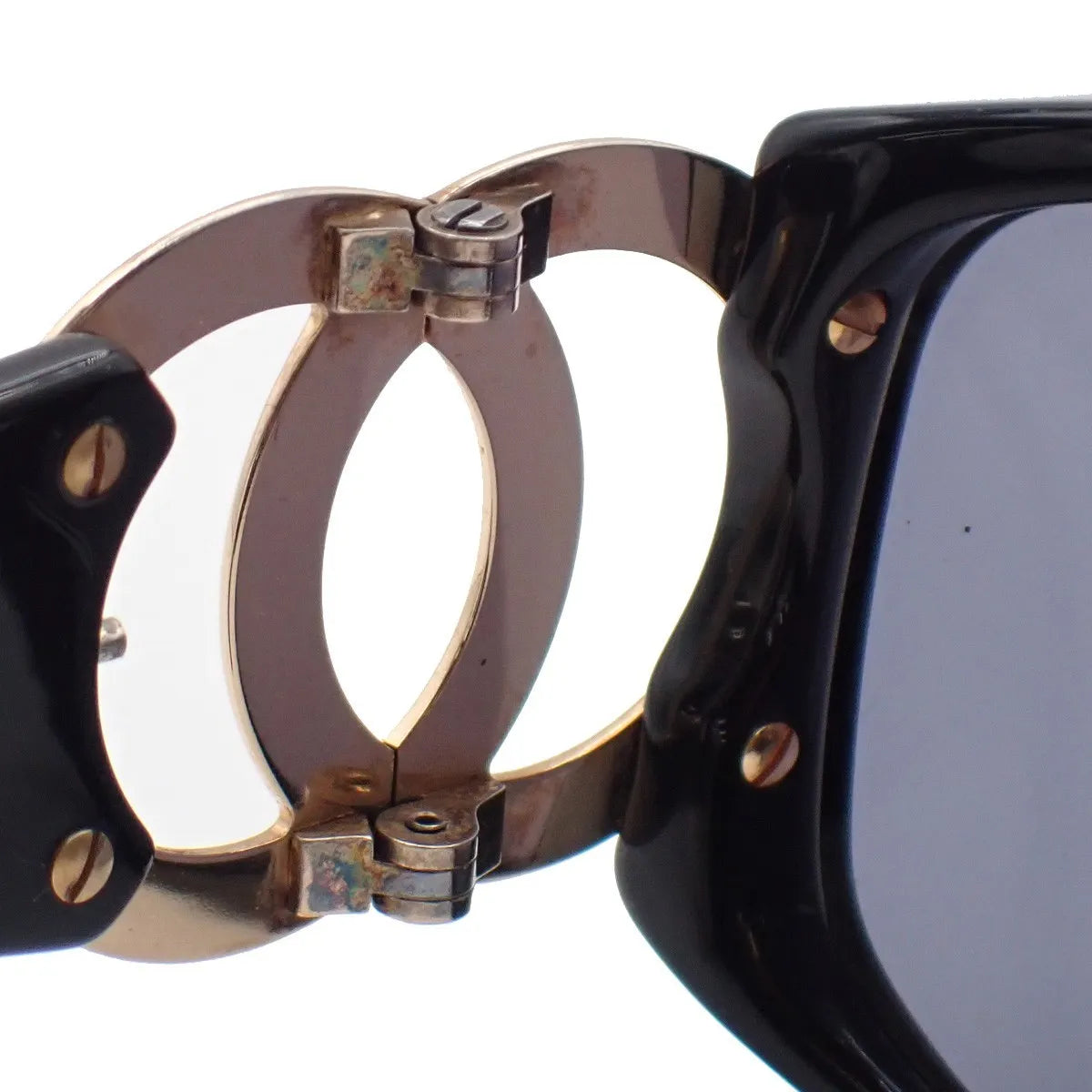 Chanel Logo Cc Plastic Black Plastic Sunglasse Accessory (Pre-Owned)
