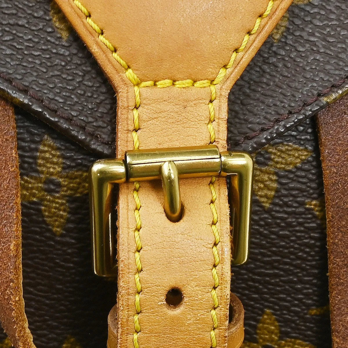 Louis Vuitton Vintage Montsouris Monogram Canvas Brown Canvas Backpack Bag (Pre-Owned)